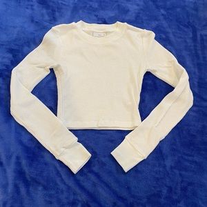 TNA Waffle Knit Crop Top